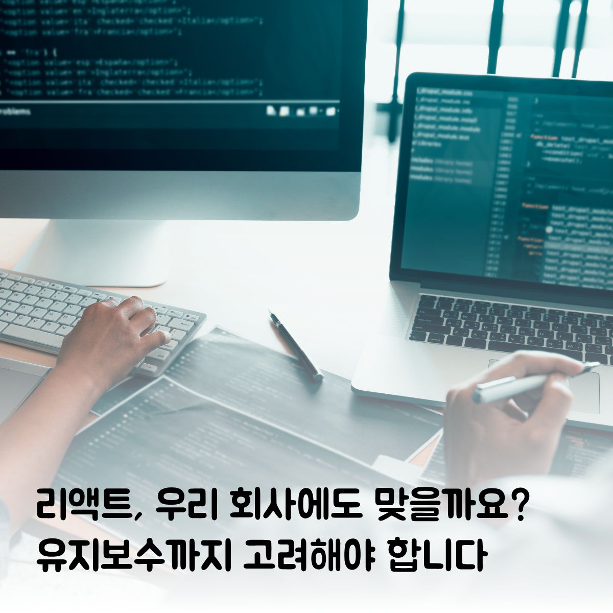 대기업이 쓰는 리액트, 우리 회사에 도입하면 '유지보수 비용 폭탄' 맞는 이유