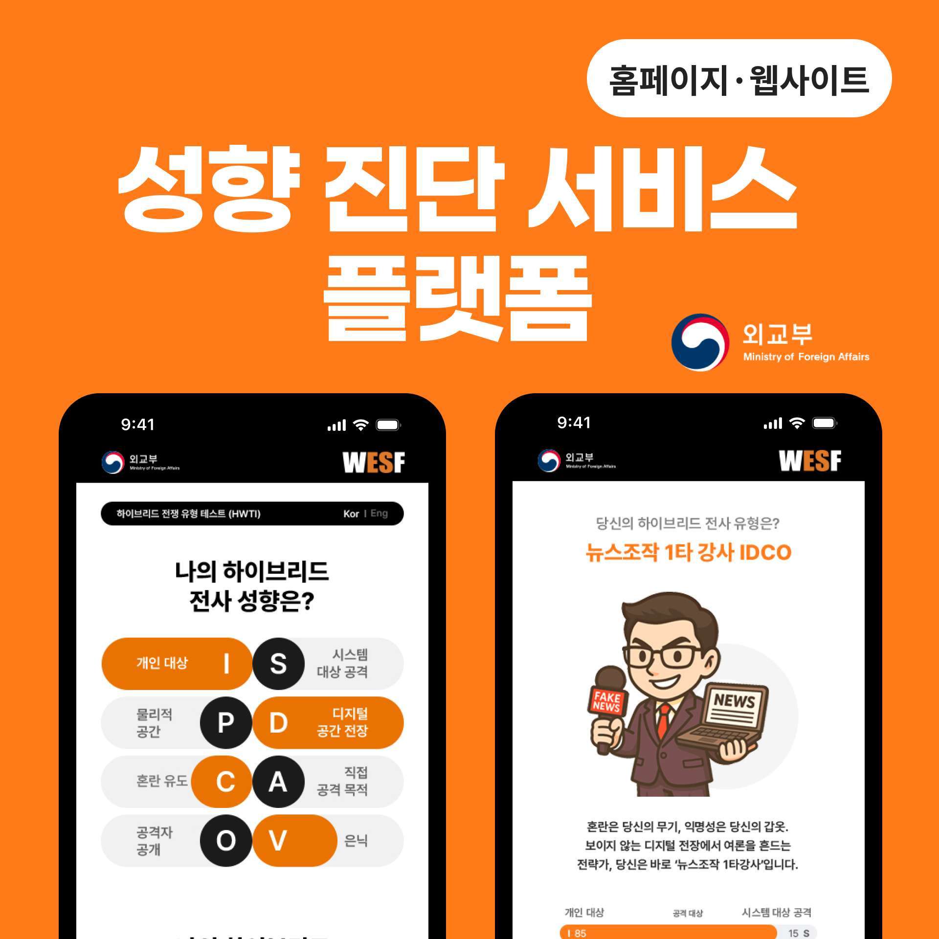 개인 성향 진단 서비스 플랫폼