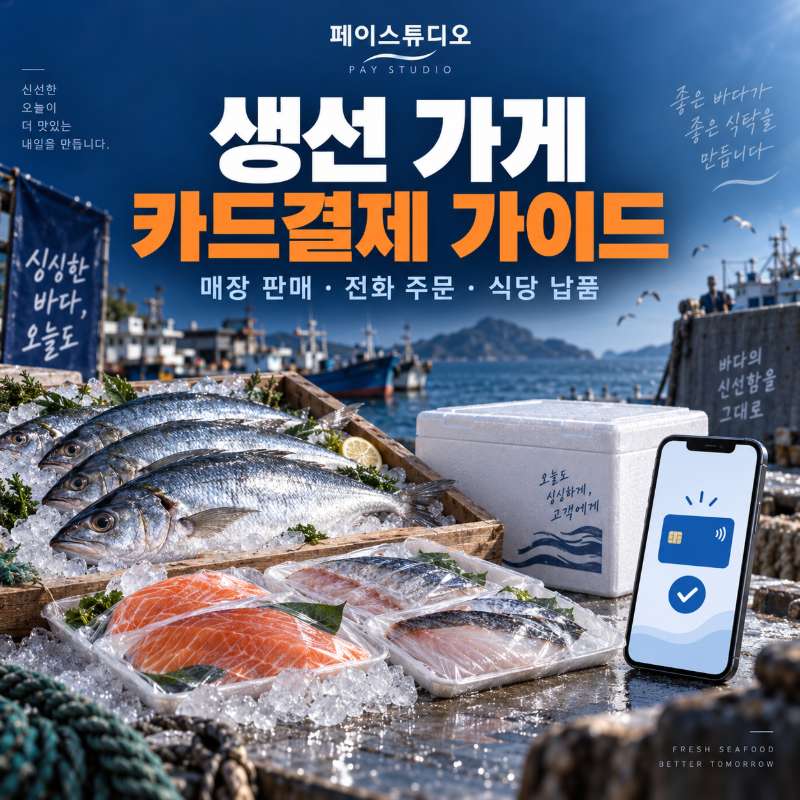 생선 가게 카드 결제 방법|전화 주문 링크 결제·식당 납품, 페이스튜디오! 매장 판매시 카드 결제 , 전화 주문 링크 결제 , 식당 납품 대금의 카드 결제 청구등 카드 단말기없이 핸드폰 앱을 이용 카드 결제! PG 가맹 신청 및 심사 무료 대행!